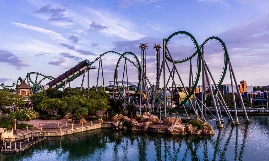 The Incredible Hulk Coaster at Universal s Islands of Adventure